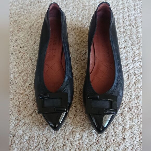 Hispanitas Joy Is A Choice Black Block Heel Point Toe heels Size 38 - Picture 4 of 10